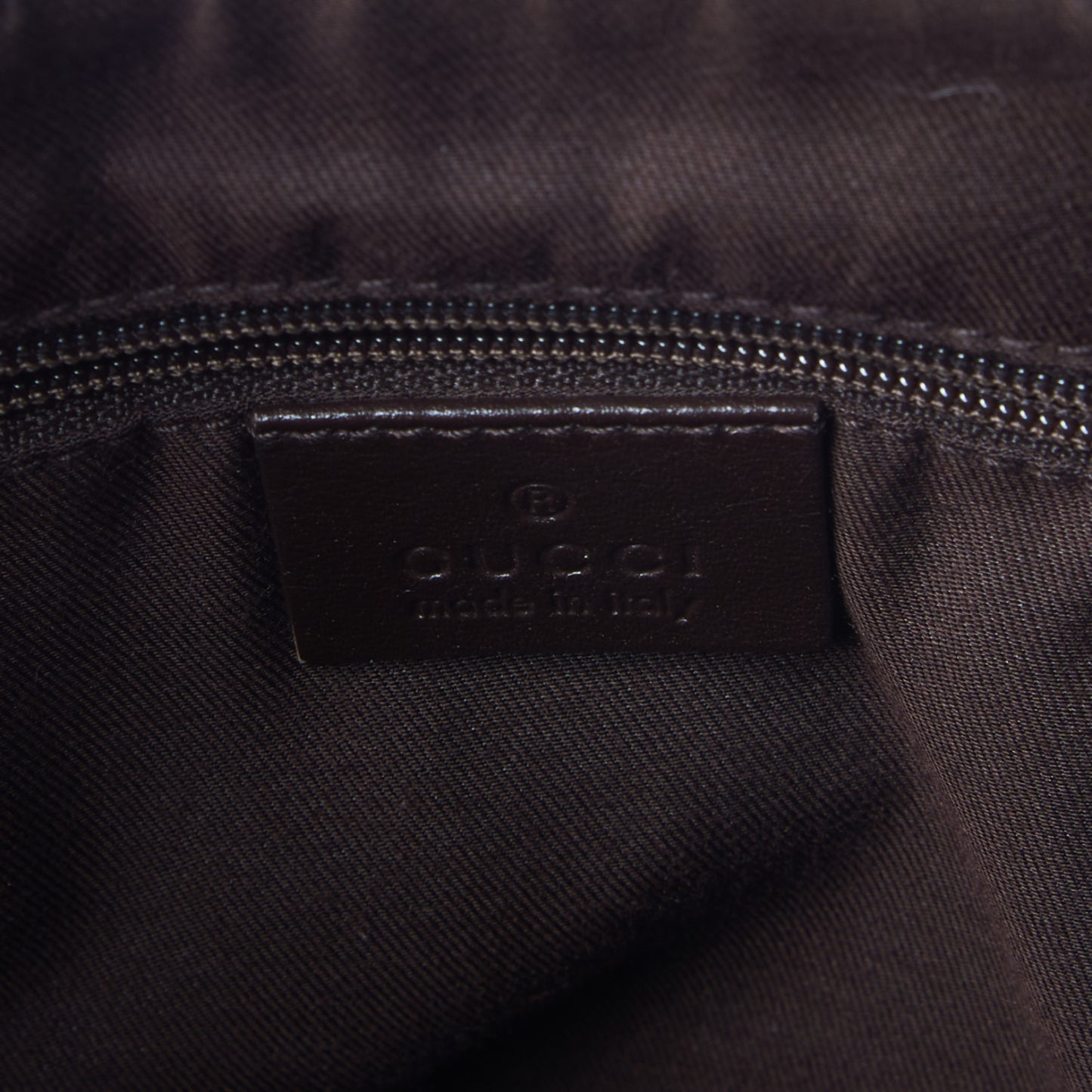 Monogram Large D Gold Hobo Dark Brown