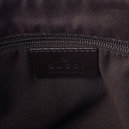 Gucci Monogram Large D Gold Hobo Dark Brown 8 of 9