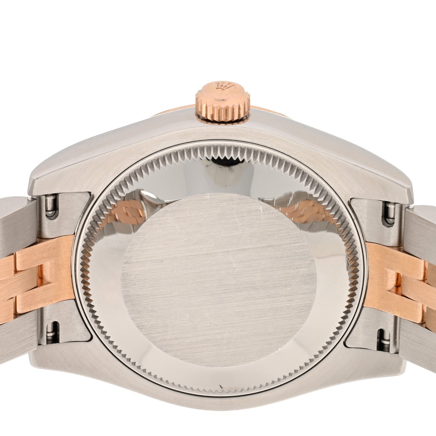Stainless Steel 18K Everose Gold 31mm Oyster Perpetual Datejust Watch White Roman 178271