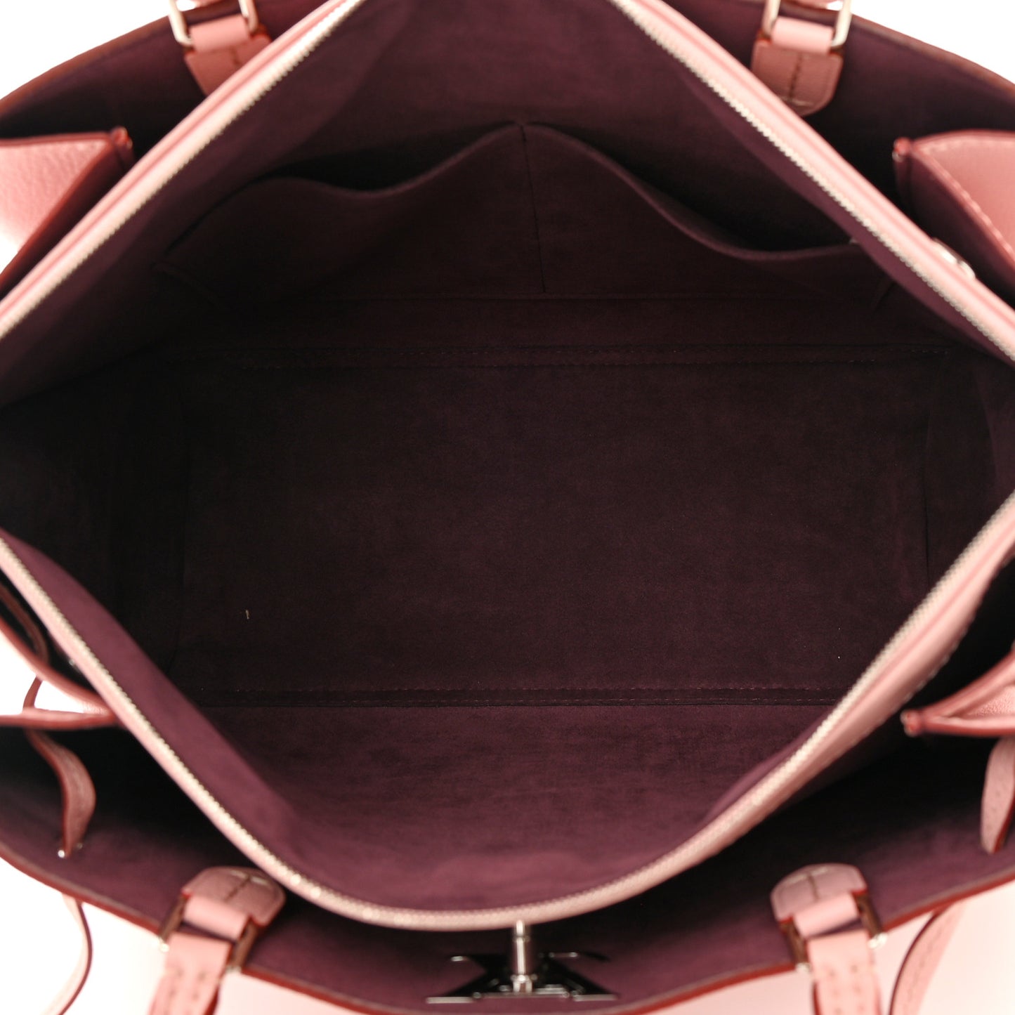 Calfskin Lockmeto Rose Poudre
