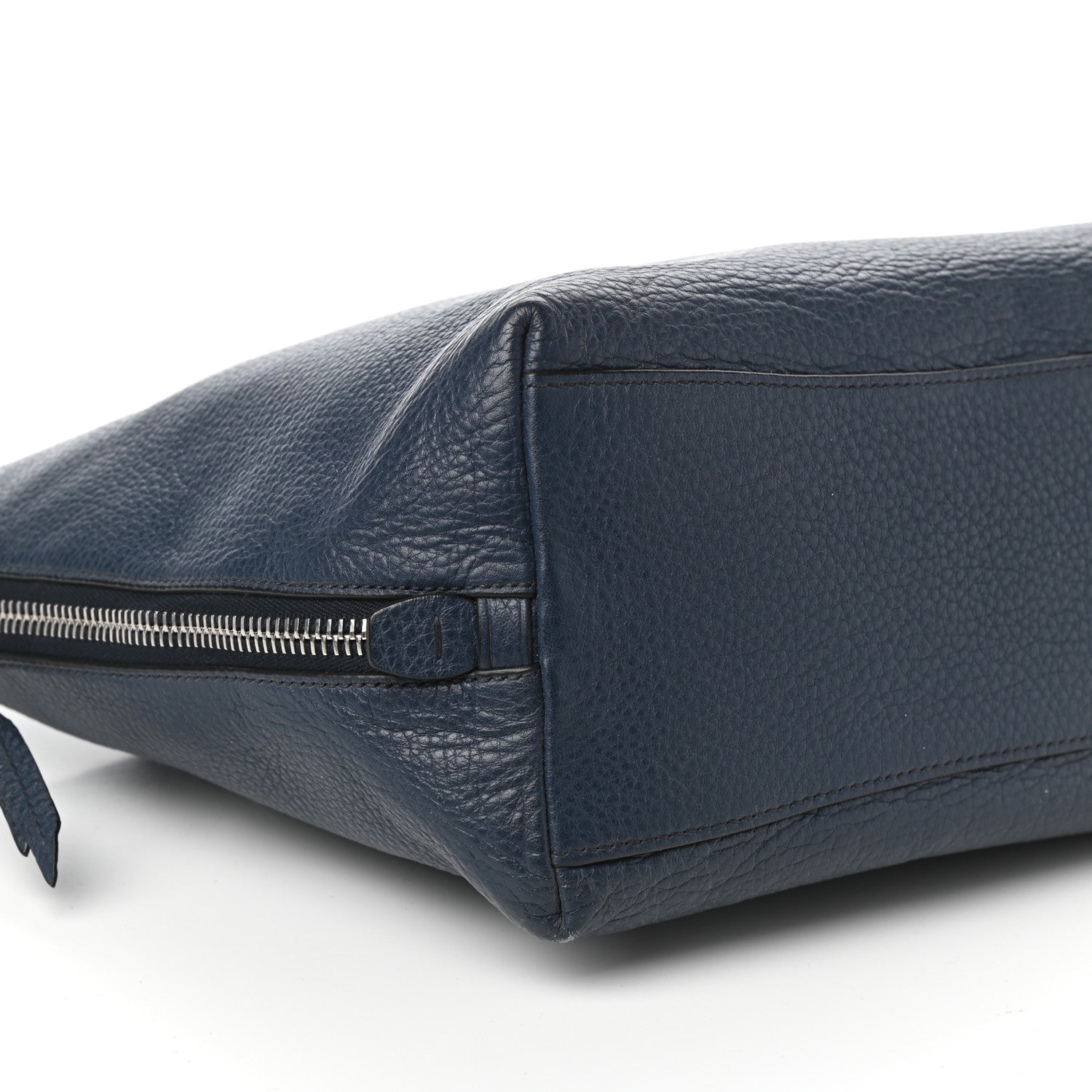 Prada Vitello Phenix Top Handle Bag Baltico 8 of 9