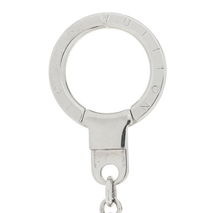 Louis Vuitton Fleur De Monogram Bag Charm Chain Silver 3 of 5