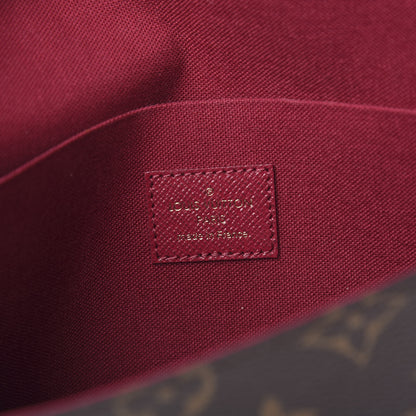 Louis Vuitton Monogram Pochette Felicie Chain Wallet Fuchsia 5 of 10