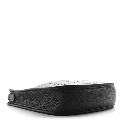 Hermes Taurillon Clemence Evelyne TPM Black 4 of 11