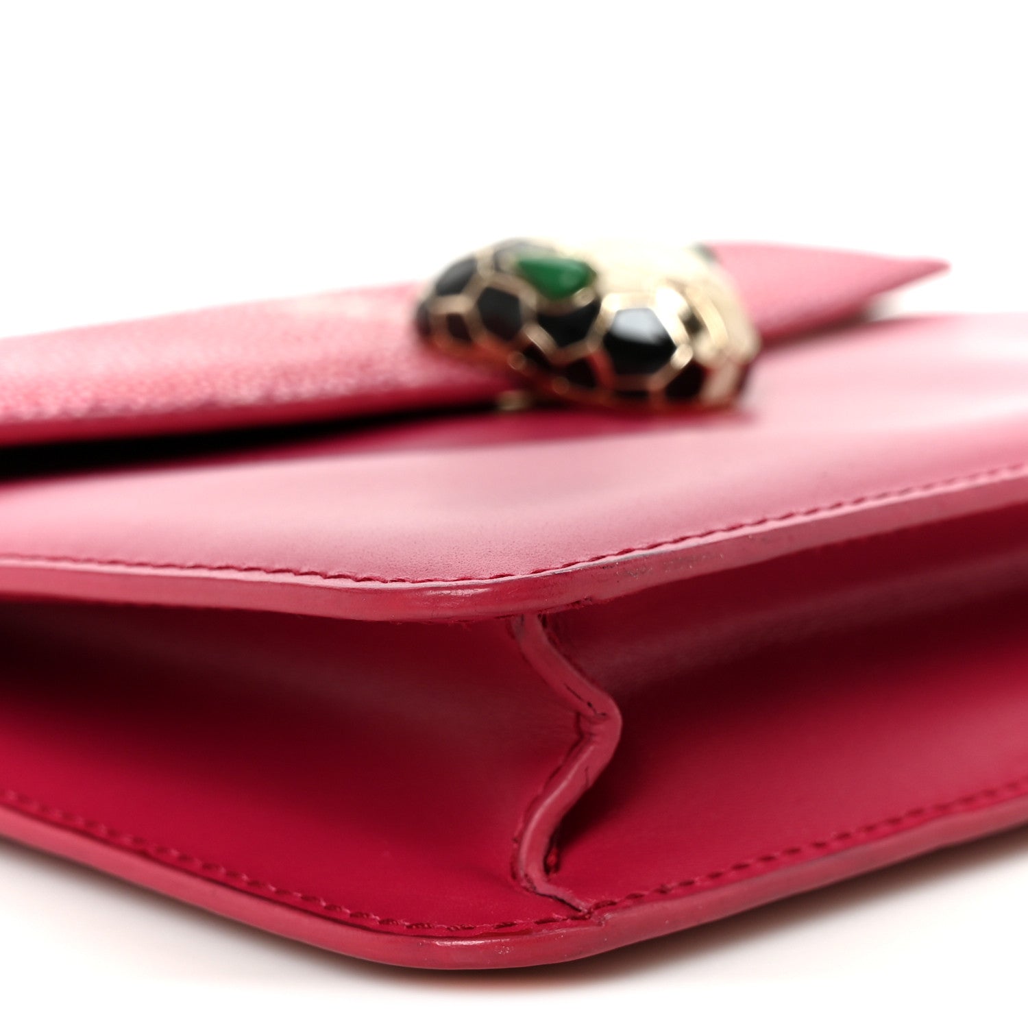 Bulgari Galuchat Calfskin Serpenti Forever Crossbody Bag Pink 9 of 10