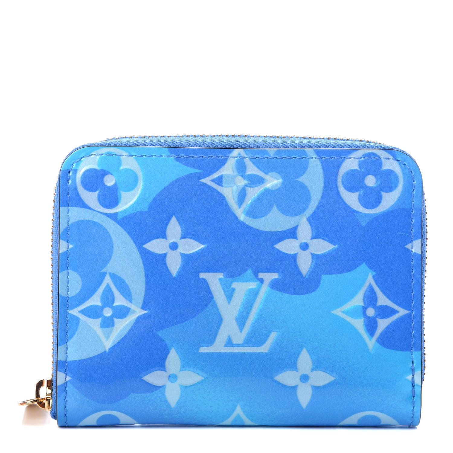 Louis Vuitton Vernis Valentine Zippy Coin Purse Blue 1 of 6