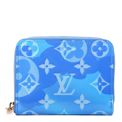 Louis Vuitton Vernis Valentine Zippy Coin Purse Blue 1 of 6