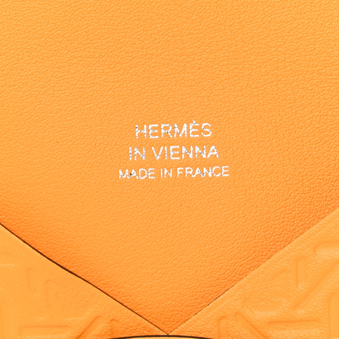 Swift Embossed Calvi Card Case Jaune D'or