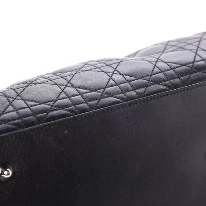 Christian Dior Lambskin Cannage Soft East West Tote Black 11 of 13