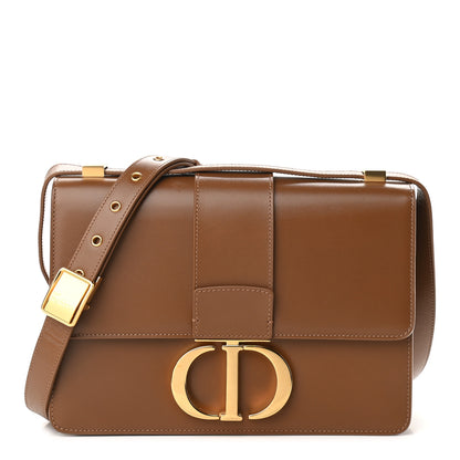 Christian Dior Smooth Calfskin 30 Montaigne Flap Bag Brown 1 of 9