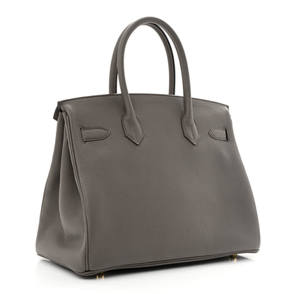 Hermes Togo Birkin 30 Etain 3 of 11