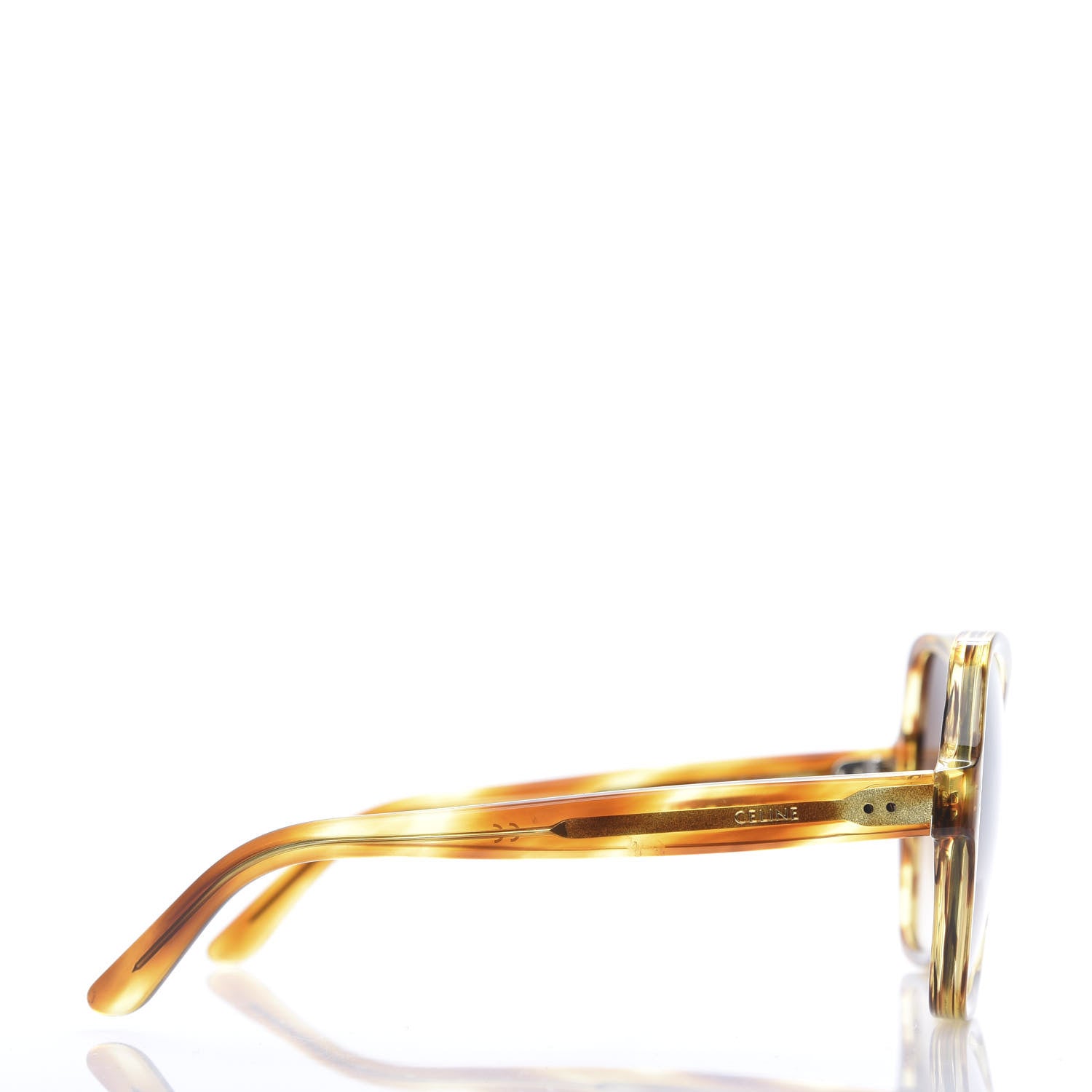 Celine Acetate Butterfly Sunglasses CL40064I Havana 3 of 6