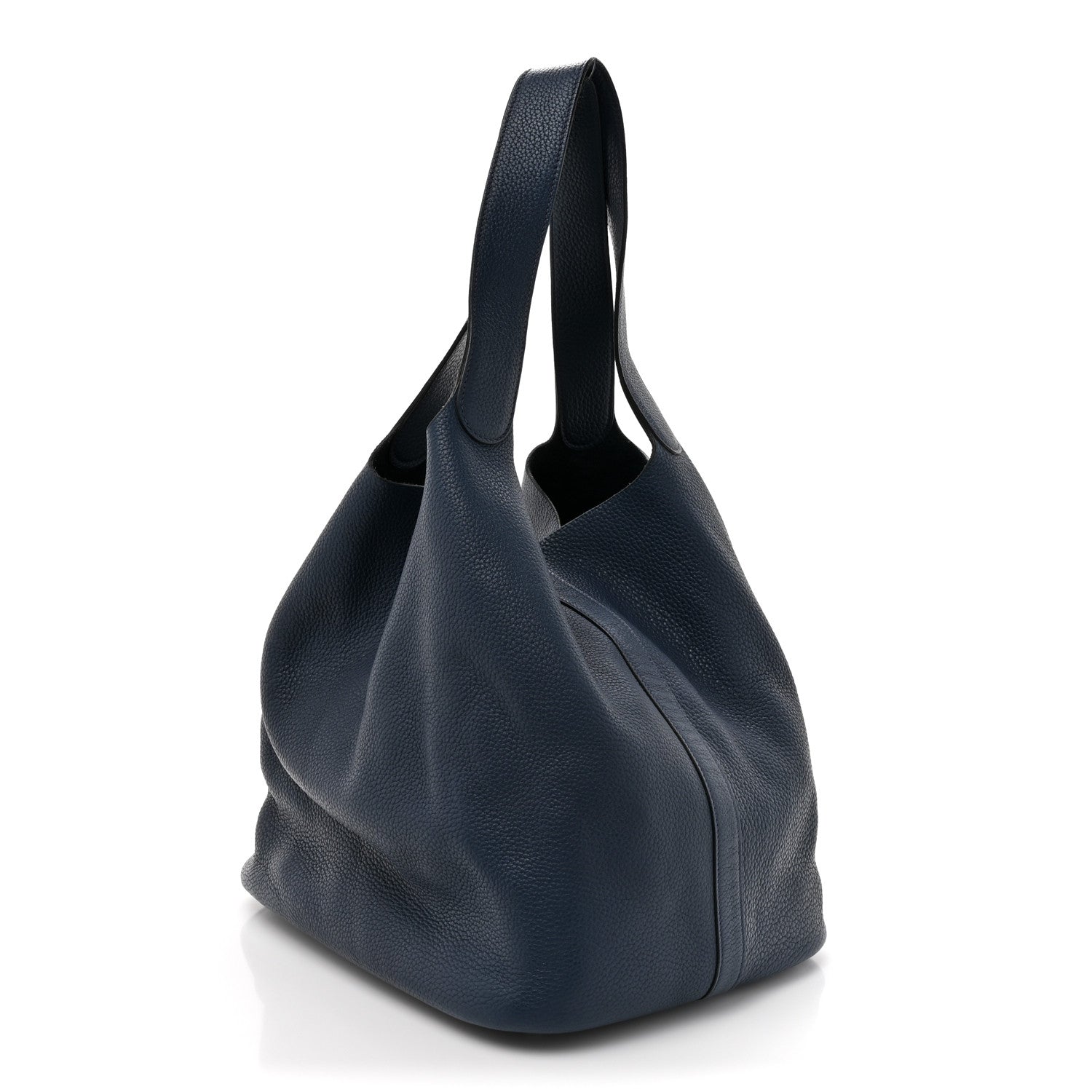 Hermes Taurillon Clemence Picotin Lock TGM Bleu Abysse 2 of 12