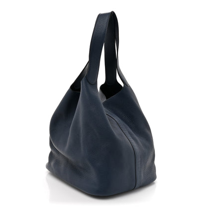 Hermes Taurillon Clemence Picotin Lock TGM Bleu Abysse 2 of 12