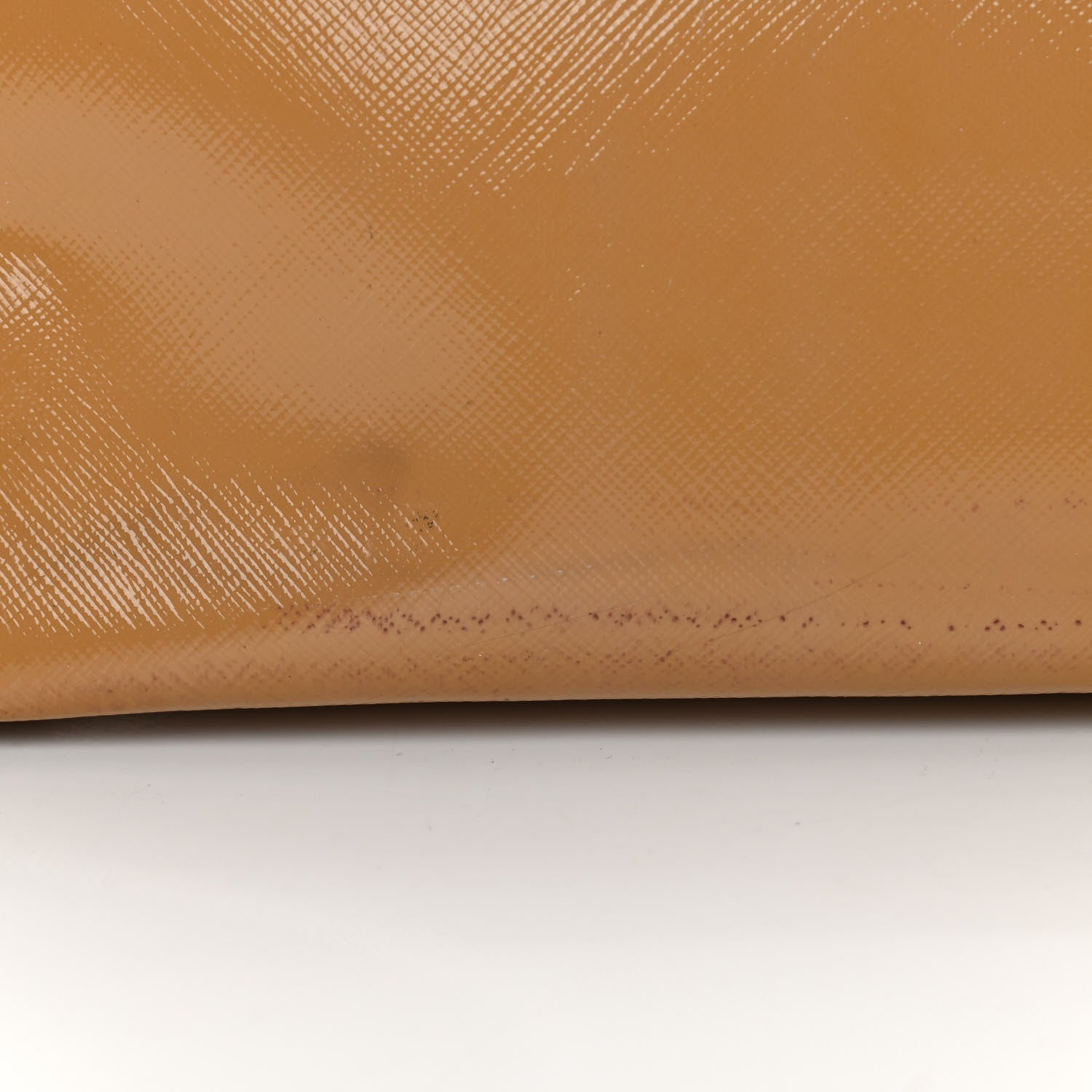 Prada Saffiano Vernice Medium Galleria Double Zip Tote Cammeo 18 of 20