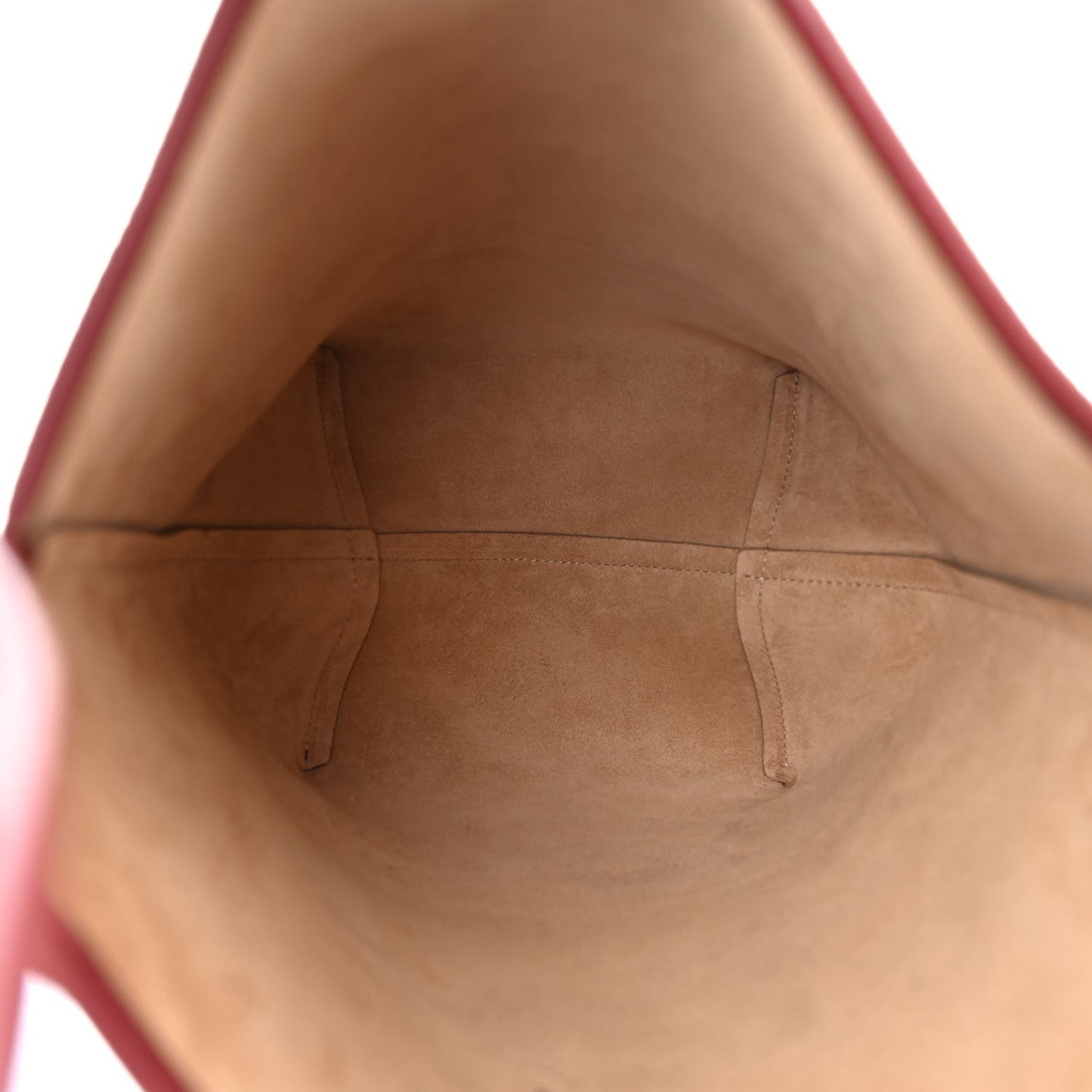 Grained Calfskin Small N/S Park Tote Terracotta