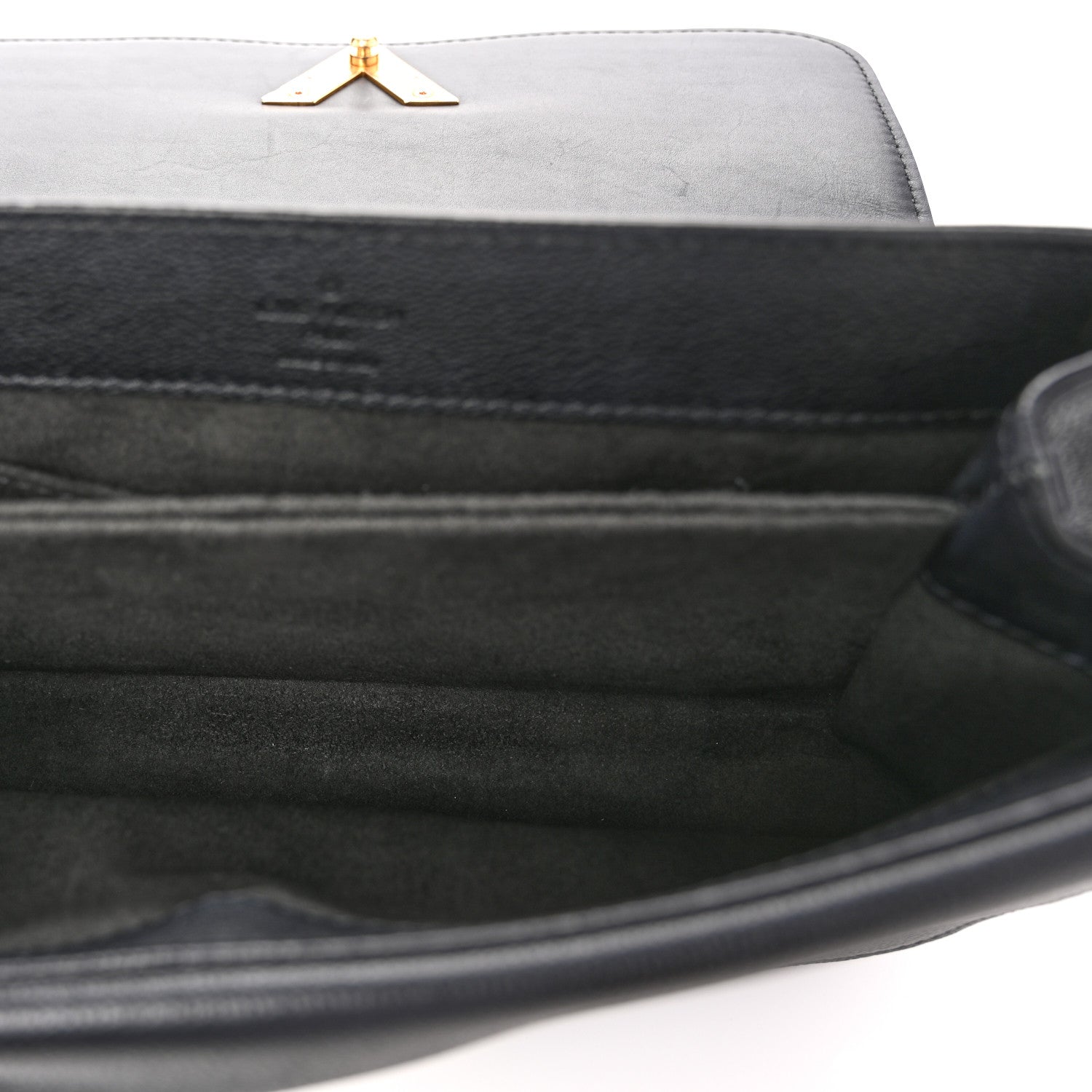 Louis Vuitton Monogram Cuir Plume Ecume Very Chain Bag Black 5 of 10