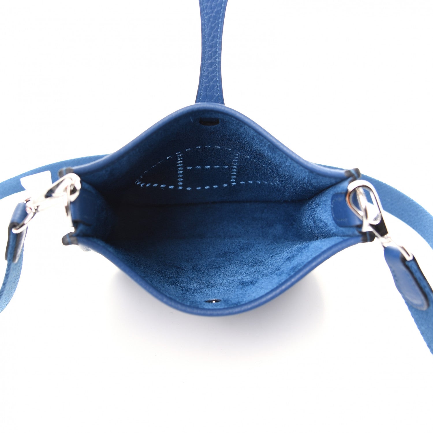 Hermes Taurillon Clemence Evelyne TPM Deep Blue 5 of 8