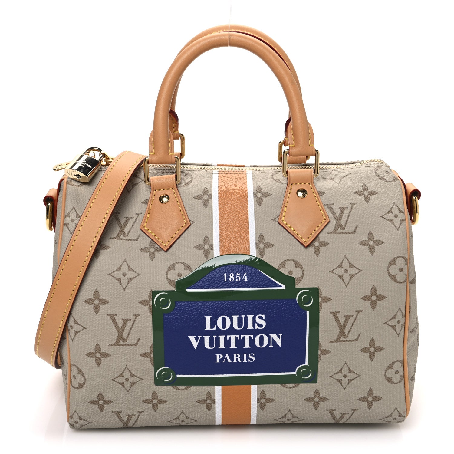 Louis Vuitton Monopaname Speedy Bandouliere 25 Beige Ocher 1 of 9