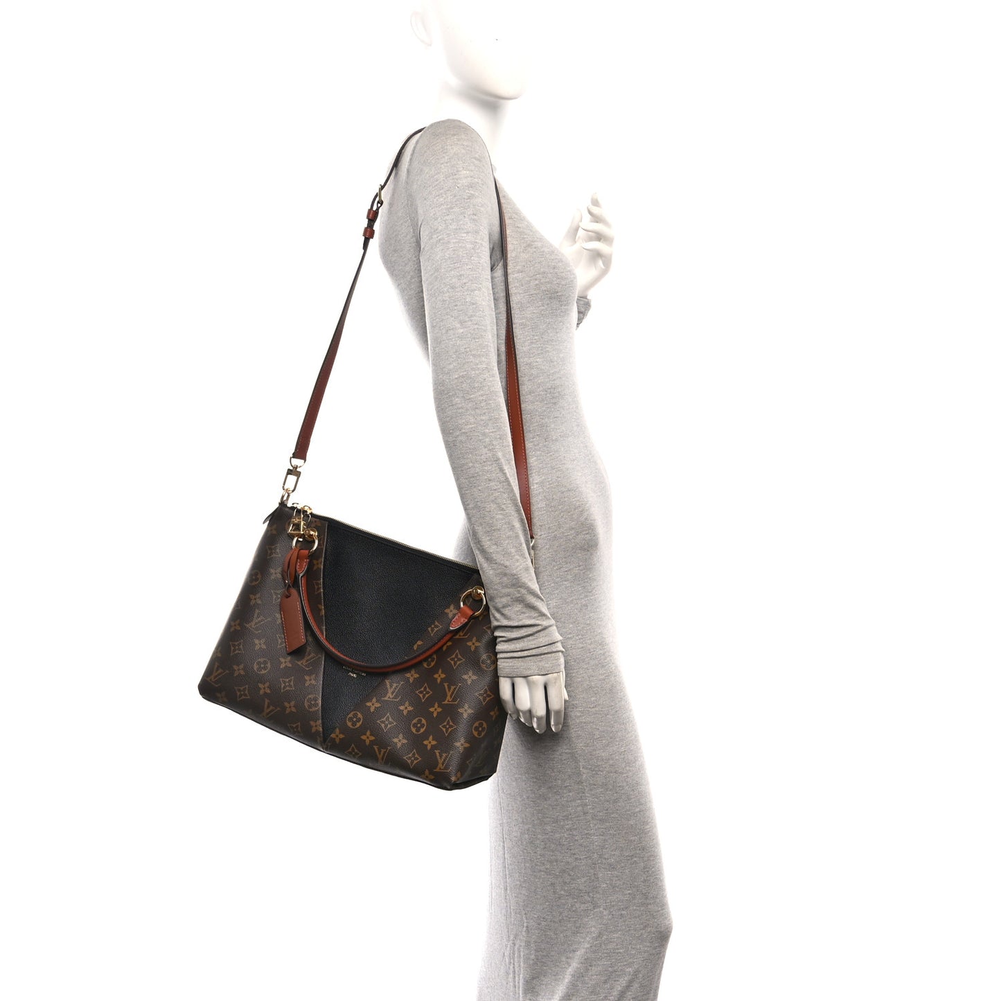 Monogram V Tote MM Black