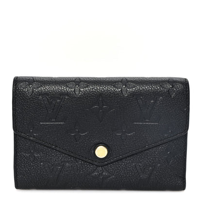 Louis Vuitton Empreinte Compact Curieuse Wallet Black 1 of 7