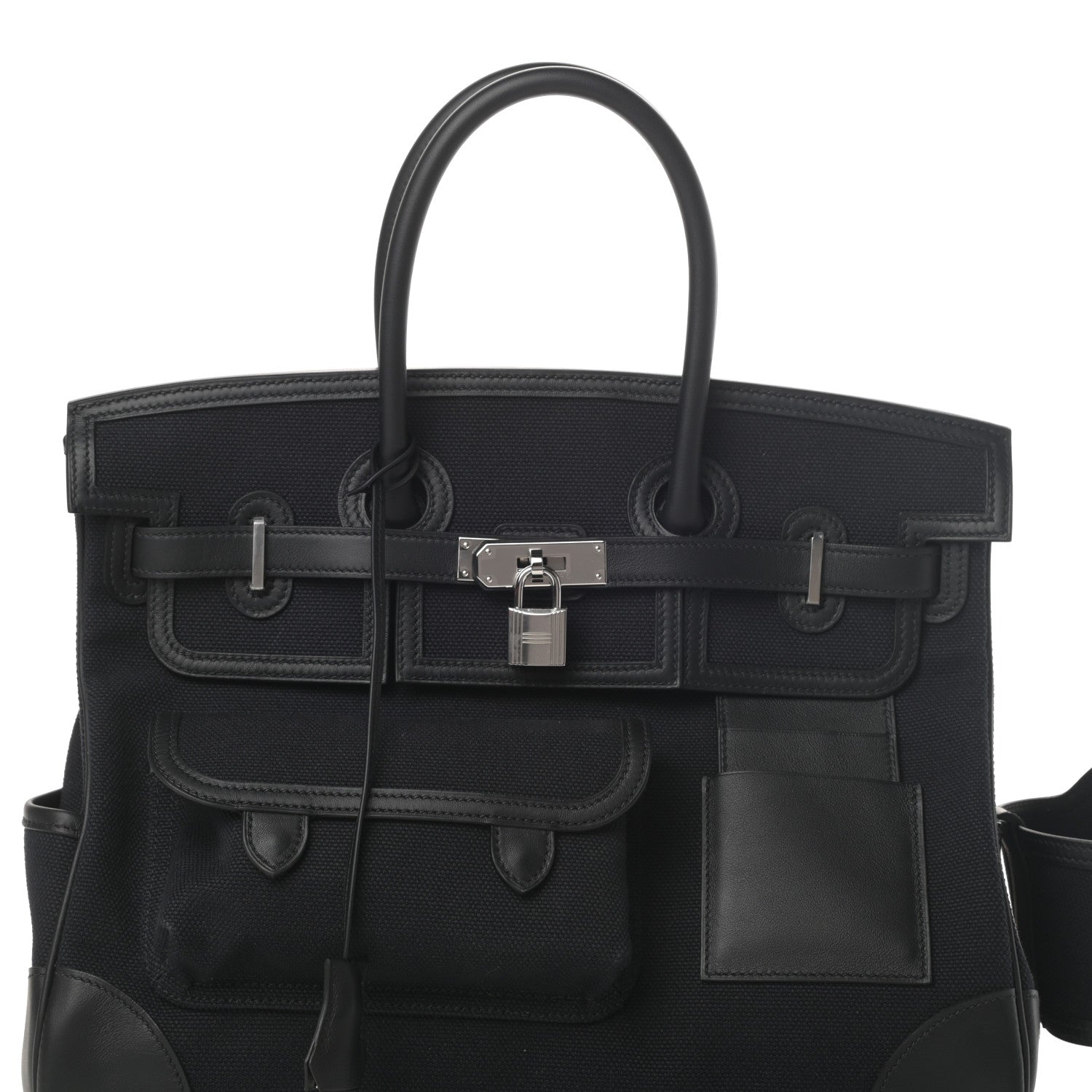 Hermes Goeland Toile Swift Cargo Birkin 35 Black 7 of 10