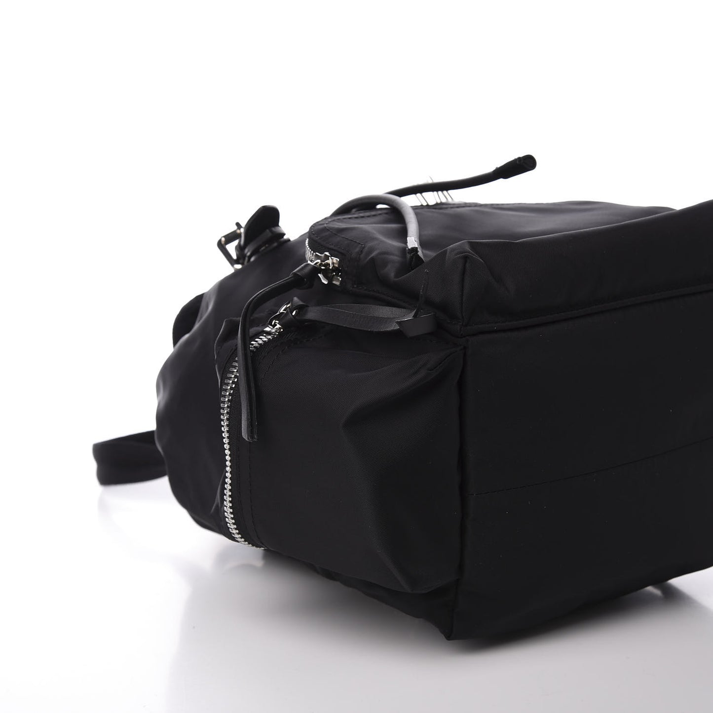 Nylon Medium Rucksack Backpack Black