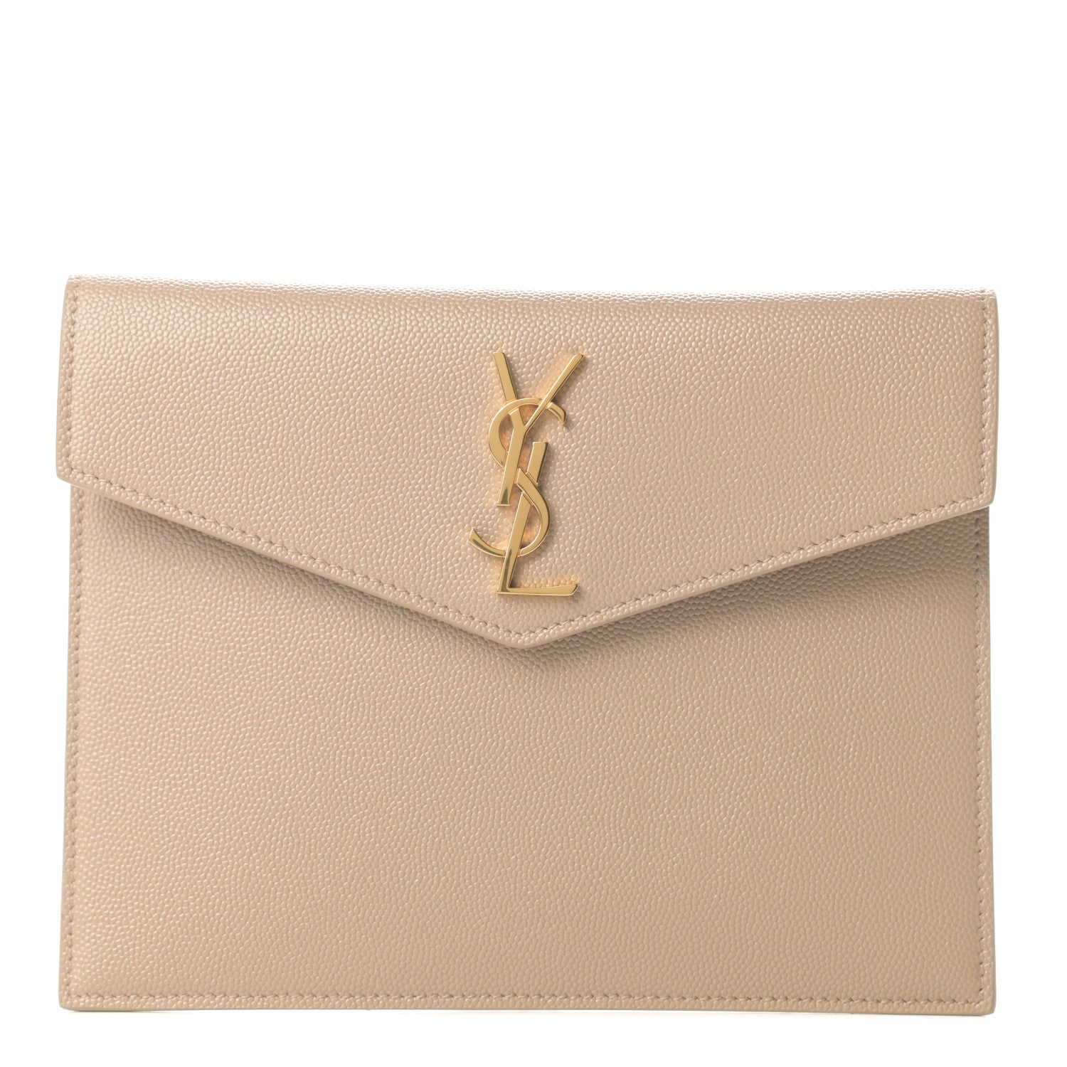 Saint Laurent Grain De Poudre Uptown Baby Pouch Beige 1 of 7