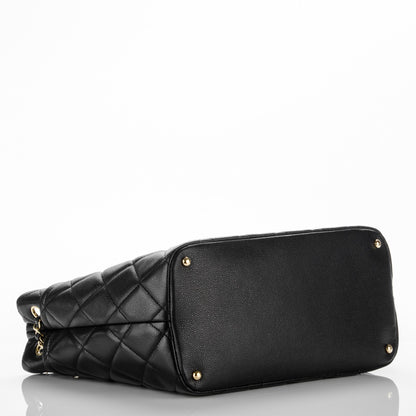 Chanel Caviar Quilted Timeless CC Soft Tote Black 4 of 7