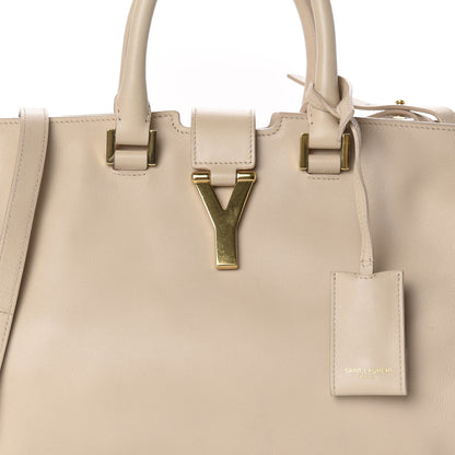 Saint Laurent Calfskin Small Classic Y Cabas Beige 13 of 13