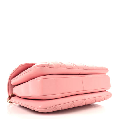 Chanel Lambskin Quilted Medium Trendy CC Flap Dual Handle Bag Pink 4 of 12