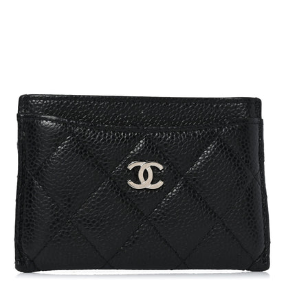 Chanel Caviar Quilted Card Holder Black 1 of 7