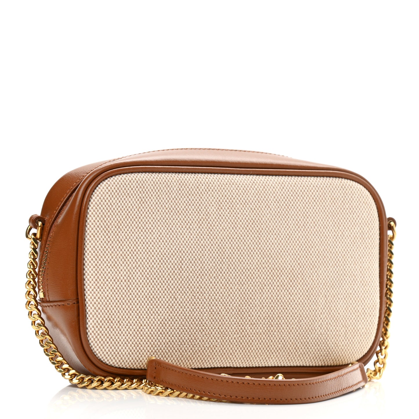 Cotton Monogram Mini Lou Camera Bag Beige Brick