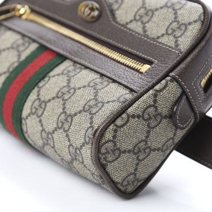 Gucci GG Supreme Monogram Web Small Ophidia Belt Bag 85 34 Dark Brown 7 of 10