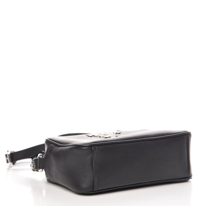 Prada Soft Calfskin Camera Crossbody Bag Black 4 of 10