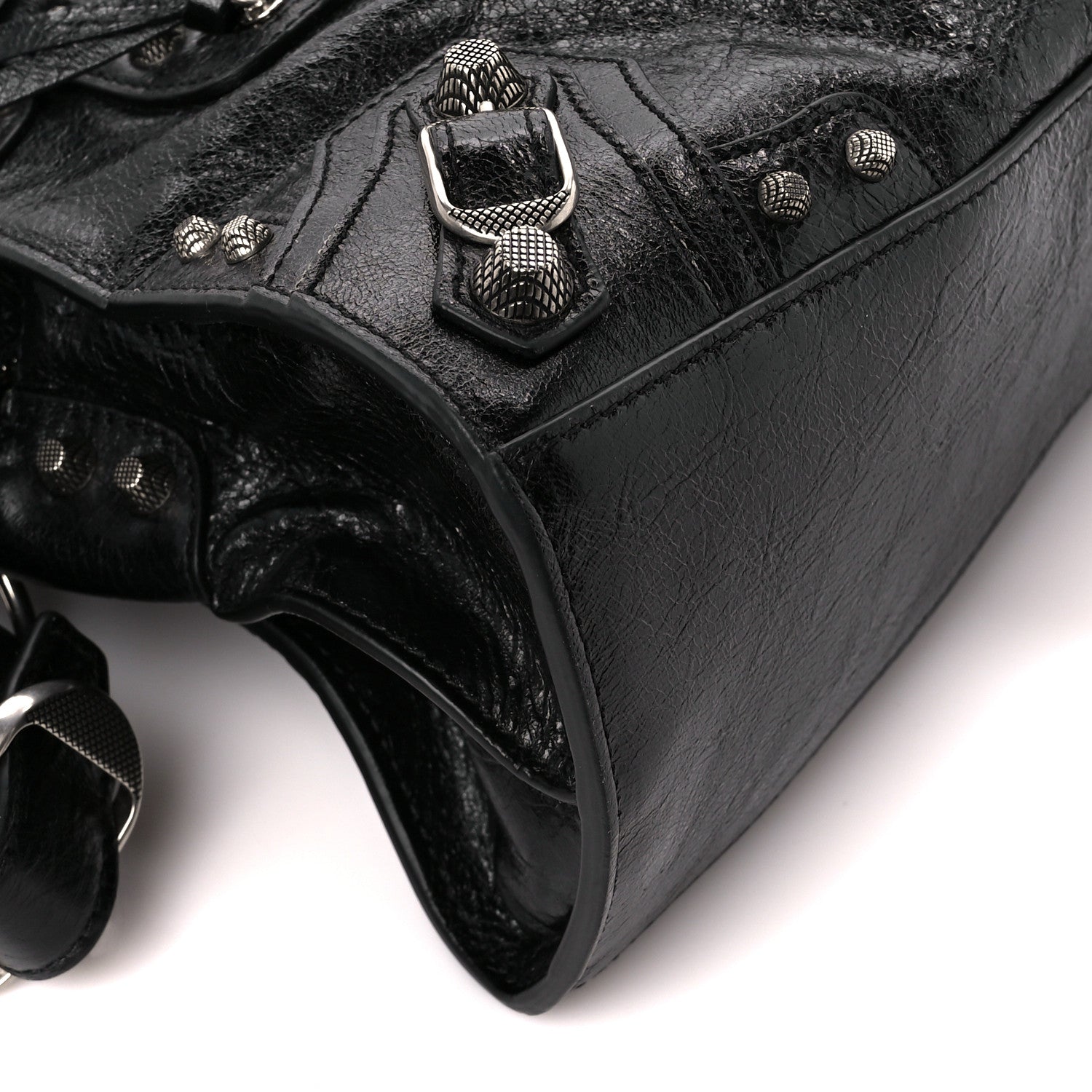 Balenciaga Agneau Arena Neo Cagole Handbag XS Black 13 of 14