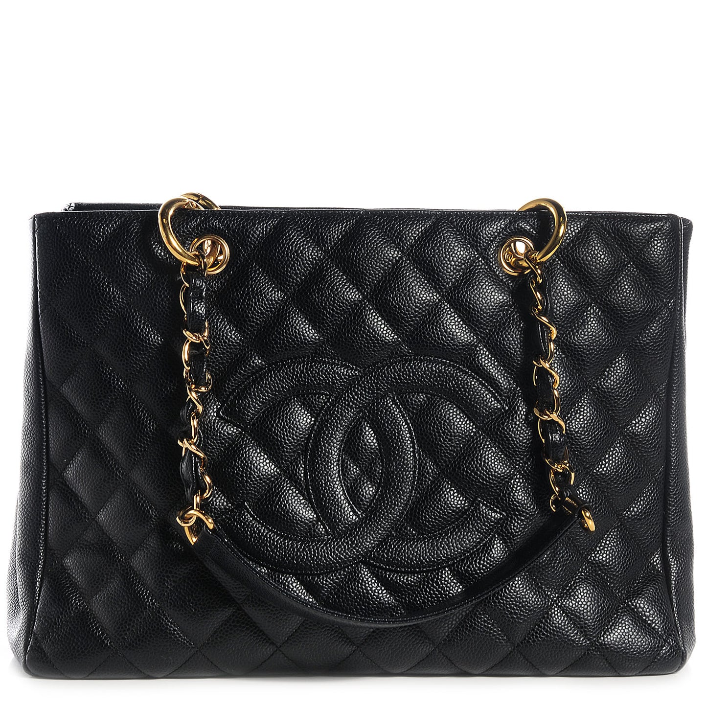 Caviar Grand Shopping Tote GST Black