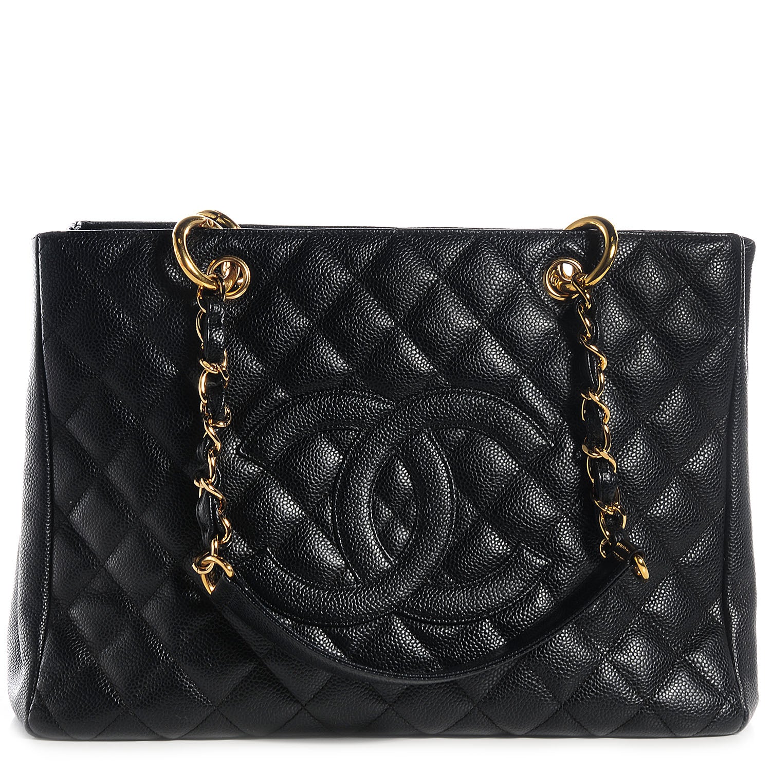 Chanel Caviar Grand Shopping Tote GST Black 1 of 7