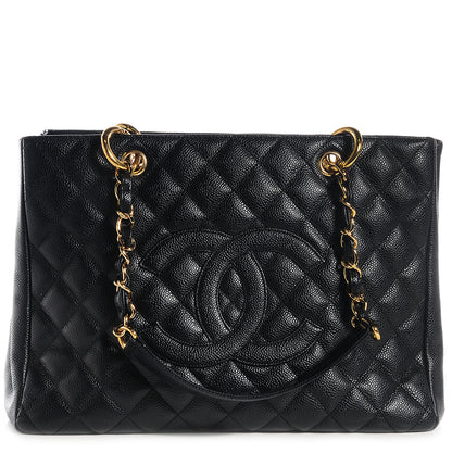 Chanel Caviar Grand Shopping Tote GST Black 1 of 7