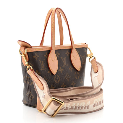 Louis Vuitton Monogram Neverfull BB Beige 3 of 13
