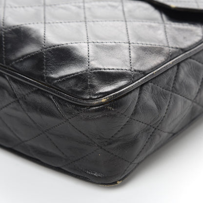 Chanel Lambskin Quilted Flap Shoulder Bag Black 11 of 17