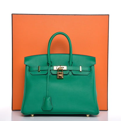 Hermes Swift Birkin 25 Vert Vertigo 40 of 40
