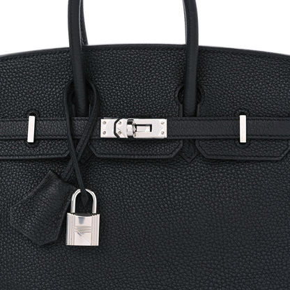 Hermes Togo Birkin 25 Black 8 of 11
