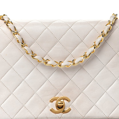 Chanel Lambskin Quilted Small Single Flap White 19 of 19