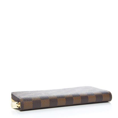 Louis Vuitton Damier Ebene Zippy Wallet Rose Ballerine 4 of 9
