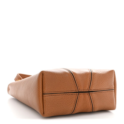 Chloe Grained Calfskin Small Spin Tote Clay Brown 4 of 10