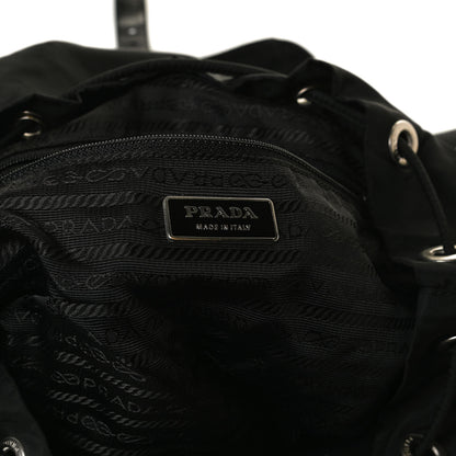 Prada Tessuto Nylon Saffiano Medium Backpack Black 6 of 17