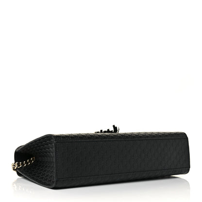 Gucci Microguccissima Medium Emily Chain Shoulder Bag Black 6 of 21