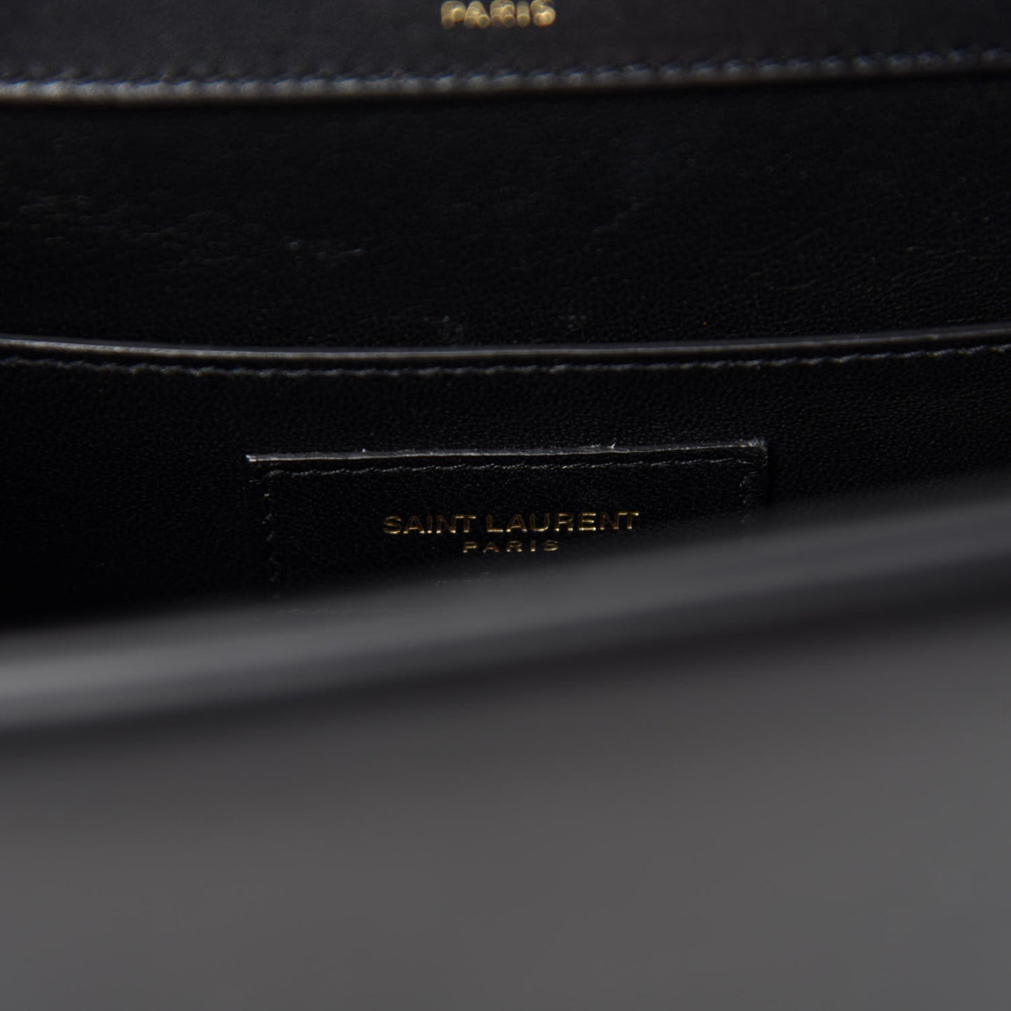 Smooth Calfskin Monogram Medium Sulpice Shoulder Bag Black