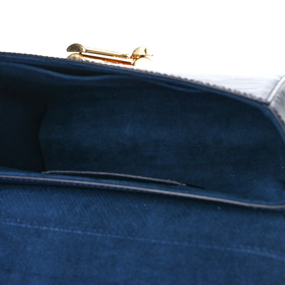 Louis Vuitton Epi Twist Shoulder Bag MM Indigo 5 of 8